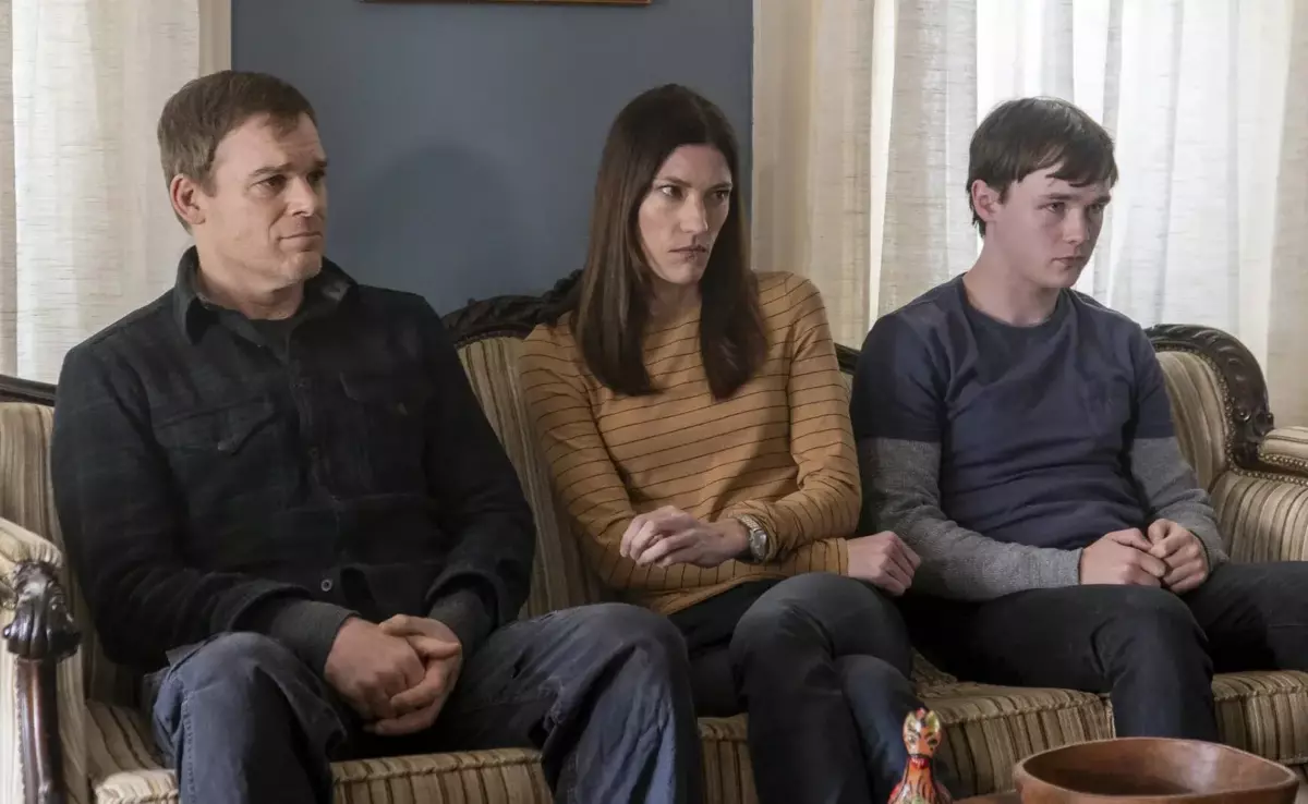 Момент из трейлера сериала Декстер Новая кровь